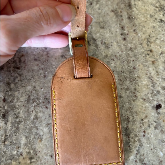 Louis Vuitton Authentic Vachetta Leather Luggage Tag and other accessories - Picture 3 of 7